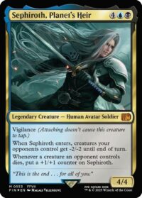 Sephiroth, Planet's Heir - Mythic - #553 - Inglés (FF)
