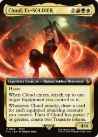 Cloud, Ex-SOLDIER (Extended Art) - Mythic - #168 - Inglés