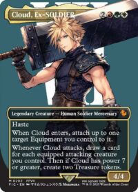 Cloud, Ex-SOLDIER (Borderless) - Mythic - #202 - Inglés
