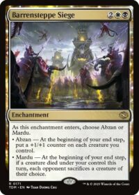 Barrensteppe Siege - Rare (Foil) - #171 - Inglés (TR)