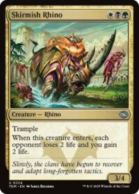 Skirmish Rhino - Uncommon - #224 - Inglés (TR)