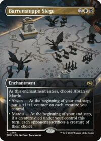Barrensteppe Siege (Borderless) - Rare (Foil) - #384 - Inglés (TR)