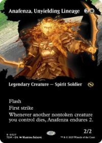 Anafenza, Unyielding Lineage (Borderless) - Rare - #327 - Inglés (TR)