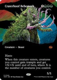 Craterhoof Behemoth (Borderless) - Mythic (Foil) - #346 - Inglés (TR)