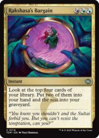 Rakshasa's Bargain - UnCommon (Foil) - #214 - Inglés (TR)