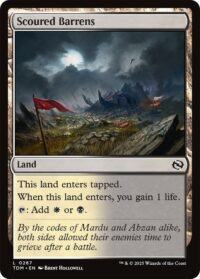 Scoured Barrens - Land - #267 - Inglés (TR)