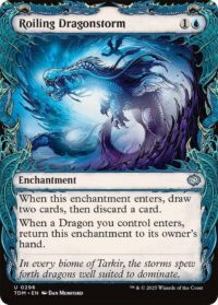 Roiling Dragonstorm (Showcase) - UnCommon (Foil) - #296 - Inglés (TR)