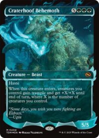 Craterhoof Behemoth (Showcase) - Mythic (Foil) - #404 - Japonés (TR)