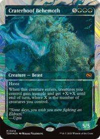 Craterhoof Behemoth (Showcase) (Halo Foil) - Mythic - #414 - Inglés (TR)