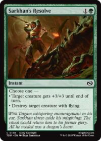 Sarkhan's Resolve - Common (Foil) - #158 - Inglés (TR)