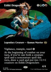 Eshki Dragonclaw (Borderless) - Rare - #356 - Inglés (TR)