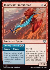 Runescale Stormbrood - UnCommon (Foil) - #221 - Inglés (TR)
