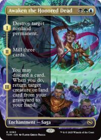 Awaken the Honored Dead (Borderless) - Rare - #383 - Inglés (TR)