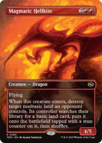 Magmatic Hellkite (Borderless Reversible) - Rare (Foil) - #380 - Inglés (TR)
