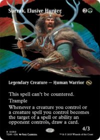 Surrak, Elusive Hunter (Borderless) - Rare - #350 - Inglés (TR)