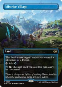 Mistrise Village (Borderless) - Rare (Foil) - #397 - Inglés (TR)