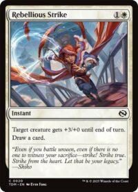 Rebellious Strike - Common (Foil) - #20 - Inglés (TR)