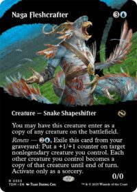Naga Fleshcrafter (Borderless) - Rare - #333 - Inglés (TR)