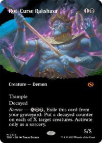 Rot-Curse Rakshasa (Borderless) - Mythic - #339 - Inglés (TR)