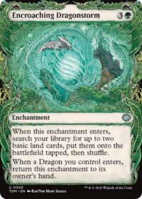 Encroaching Dragonstorm (Showcase) - UnCommon (Foil) - #305 - Inglés (TR)