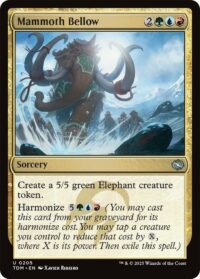 Mammoth Bellow - UnCommon (Foil) - #205 - Inglés (TR)