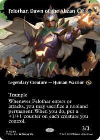 Felothar, Dawn of the Abzan (Borderless) - Rare (Foil) - #358 - Inglés (TR)