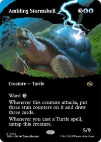 Ambling Stormshell (Borderless) - Rare - #332 - Inglés (TR)