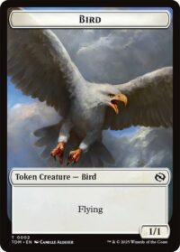 Bird // Monk Double-Sided Token - Token (Foil) - #2 // 3 - Inglés (TR)