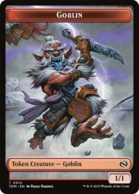 Goblin // Warrior Double-Sided Token - Token (Foil) - #12 // 13 - Inglés (TR)