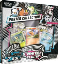 Pokemon TCG Scarlet & Violet - Black Bolt & White Flare - Unova Poster Collection - Español