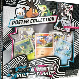 6x Pokemon TCG Scarlet & Violet - Black Bolt & White Flare - Unova Poster Collection - English (Case Sellado) [REMATE FINAL 2025]