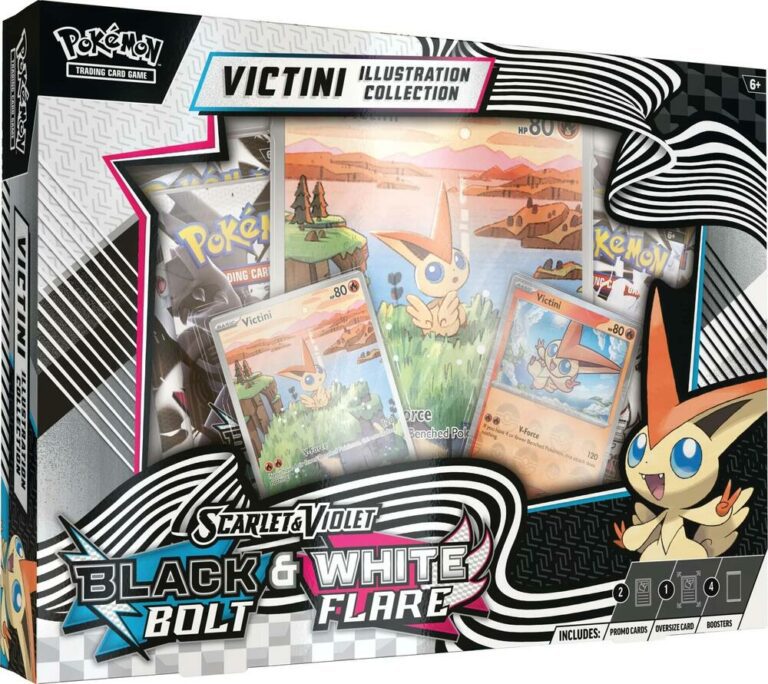 Pokemon TCG Scarlet & Violet - Black Bolt & White Flare - Unova Illustration Collection - English