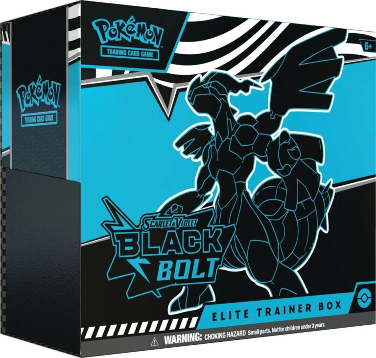 Pokemon TCG Scarlet & Violet - Black Bolt - Elite Trainer Box - Español