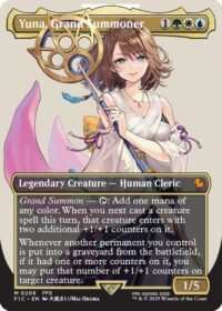 Yuna, Grand Summoner (Borderless Foil) - Mythic - #208 - Inglés