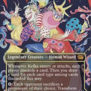 Kefka, Court Mage (Borderless Foil) - Mythic - #322 - Inglés (FF)