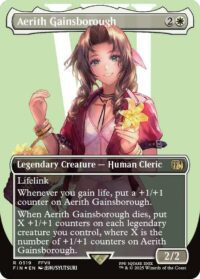 Aerith Gainsborough (Borderless) (Surge Foil) - Rare - #519 - Inglés (FF)