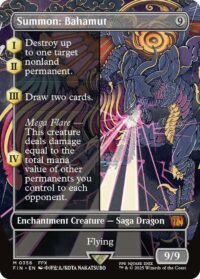 Summon: Bahamut (Borderless Foil) - Mythic - #356 - Inglés (FF)