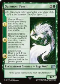 Summon: Fenrir - Uncommon - #203 - Inglés (FF)