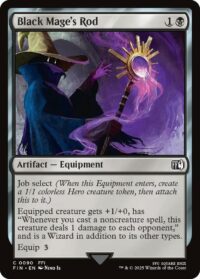 Black Mage's Rod - Common - #90 - Inglés (FF)
