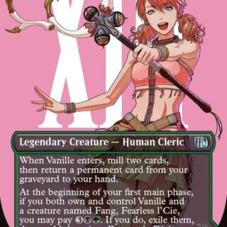 Vanille, Cheerful l'Cie (Borderless) - Uncommon - #392 - Inglés (FF)