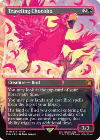 Traveling Chocobo (Borderless) (Neon Ink Pink) - Mythic - #511b - Inglés (FF)