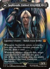 Sephiroth, Fabled SOLDIER (Borderless) - Mythic - #317 - Inglés (FF)