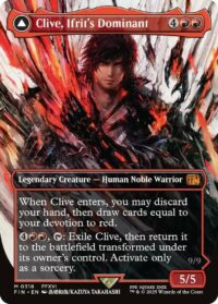 Clive, Ifrit's Dominant (Borderless) - Mythic - #318 - Inglés (FF)
