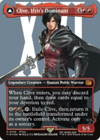 Clive, Ifrit's Dominant (Borderless) (Surge Foil) - Mythic - #530 - Inglés (FF)