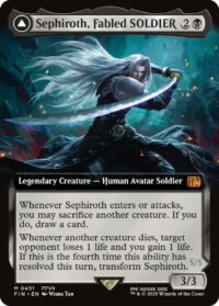 Sephiroth, Fabled SOLDIER (Extended Art) - Mythic - #451 - Inglés (FF)