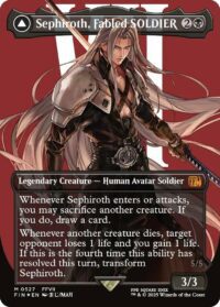 Sephiroth, Fabled SOLDIER (Borderless) (Surge Foil) - Mythic - #527 - Inglés (FF)