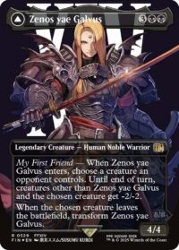 Zenos yae Galvus (Borderless) (Surge Foil) - Rare - #529 - Inglés (FF)