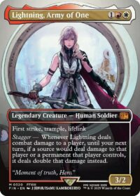Lightning, Army of One (Borderless) - Mythic - #320 - Inglés (FF)