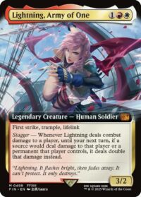 Lightning, Army of One (Extended Art) - Mythic - #498 - Inglés (FF)