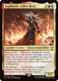 Sephiroth, Fallen Hero(Foil) - Rare - #92 - Inglés